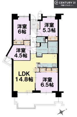 Ԏ} 4LDK̖͓IȊԎILDK͂ƂԂŁAƑƂ̒c񎞊ԂAw[̂ɂȂ܂ˉƑƂ̒[܂ARƏΊ炪łI