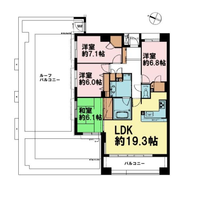 Ԏ} 4LDK̖͓IȊԎILDK͂ƂԂŁAƑƂ̒c񎞊ԂAw[̂ɂȂ܂ˁIƑƂ̒[܂ARƏΊ炪łI