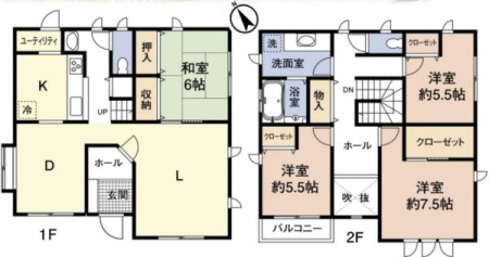 Ԏ} 4LDK̖͓IȊԎILDK͂ƂԂŁAƑƂ̒c񎞊ԂAw[̂ɂȂ܂ˉƑƂ̒[܂ARƏΊ炪łI