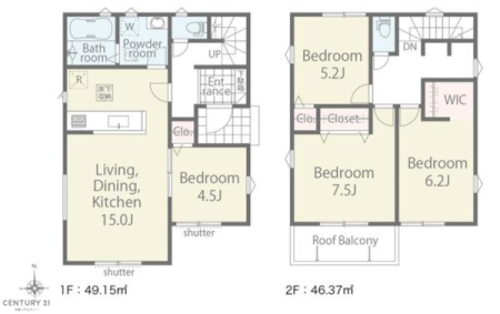 Ԏ} 4LDK̖͓IȊԎILDK͂ƂԂŁAƑƂ̒c񎞊ԂAw[̂ɂȂ܂ˉƑƂ̒[܂ARƏΊ炪łI