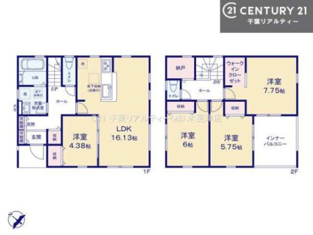 Ԏ} 4LDK̖͓IȊԎILDK͂ƂԂŁAƑƂ̒c񎞊ԂAw[̂ɂȂ܂ˉƑƂ̒[܂ARƏΊ炪łI