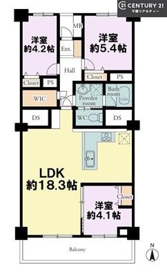 Ԏ} 3LDK̖͓IȊԎILDK͂ƂԂŁAƑƂ̒c񎞊ԂAw[̂ɂȂ܂ˉƑƂ̒[܂ARƏΊ炪łI