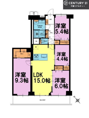 Ԏ} 4LDK̖͓IȊԎILDK͂ƂԂŁAƑƂ̒c񎞊ԂAw[̂ɂȂ܂ˉƑƂ̒[܂ARƏΊ炪łI