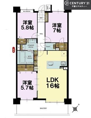 Ԏ} 3LDK̖͓IȊԎILDK͂ƂԂŁAƑƂ̒c񎞊ԂAw[̂ɂȂ܂ˁBƑƂ̒[܂ARƏΊ炪܂I