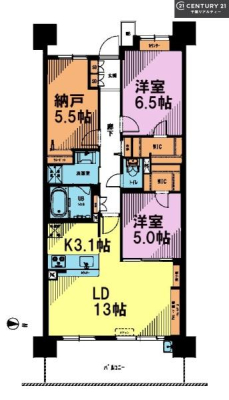 Ԏ} 2SLDK̖͓IȊԎILDK͂ƂԂŁAƑƂ̒c񎞊ԂAw[̂ɂȂ܂ˁIƑƂ̒[܂ARƏΊ炪łI