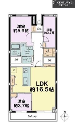 Ԏ} 3LDK̖͓IȊԎILDK͂ƂԂŁAƑƂ̒c񎞊ԂAw[̂ɂȂ܂ˉƑƂ̒[܂ARƏΊ炪łI