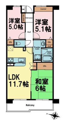 Ԏ} 3LDK̖͓IȊԎILDK͂ƂԂŁAƑƂ̒c񎞊ԂAw[̂ɂȂ܂ˁIƑƂ̒[܂ARƏΊ炪łI