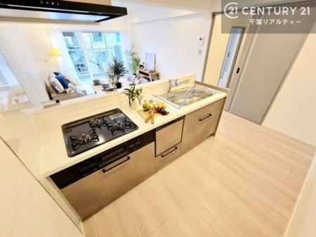 �L�b�`�� �V�������t�H�[�����ꂽ�V�X�e���L�b�`���ŁA�����̉Ǝ����X���[�Y�ɁB������������C�����悭�g���܂��B