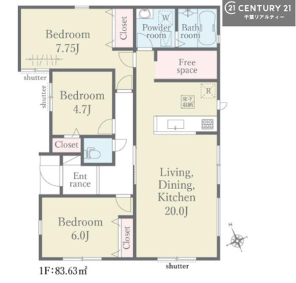 �Ԏ��} 3LDK�̖��͓I�ȊԎ��ILDK�͂������Ƃ�����ԂŁA���Ƒ��Ƃ̒c��񎞊Ԃ��A����w�[���������̂ɂȂ�܂��ˁB�Ƒ��Ƃ̒����[�܂�A���R�ƏΊ炪�����܂��I