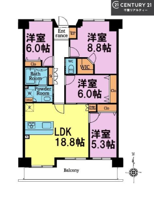 �Ԏ��} 4LDK�̖��͓I�ȊԎ��ILDK�͂������Ƃ�����ԂŁA���Ƒ��Ƃ̒c��񎞊Ԃ��A����w�[���������̂ɂȂ�܂��ˉƑ��Ƃ̒����[�܂�A���R�ƏΊ炪���������ł��I