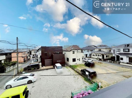 �Z�˂���̒��]�ʐ^ �O�ʂɌ������Ȃ����߁A�J�������ӂ�钭�]�������B���E���傫���L����A��̍L������������Z���ł��B