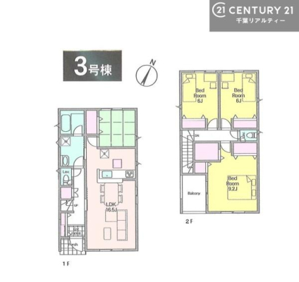 �Ԏ��} 4LDK�̂�Ƃ肠��Ԏ��́A�Ƒ����ꂼ��̋��ꏊ���m�ۂ��A
LDK�𒆐S�ɂ��������Œc���̎��Ԃ��L���ɁB
�S�����[�����ŏZ��Ԃ���������ۂĂ�݌v�ł��B