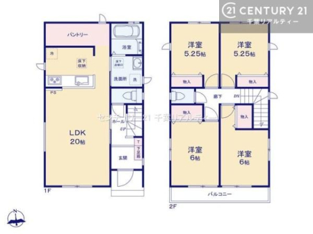 �Ԏ��} 4LDK�̊Ԏ��́A���Ƒ����ꂼ��̃v���C�x�[�g��Ԃ��m�ۂ��Ȃ���A���r���O�𒆐S�Ɏ��R�ƏW�܂��o�����X�̗ǂ��v�����ł��B