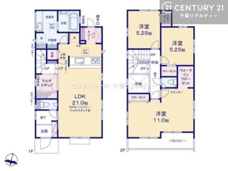 �Ԏ��} �Ԏ��͂�Ƃ肠��3LDK�v�����B2�K�m���͏����I�ɊԎd�؂�\�Ȑ݌v�ŁA4LDK�Ƃ��Ă��Ή��\�B
���Ƒ��\���⃉�C�t�X�^�C���̕ω��ɏ_��Ɋ��Y���܂��B