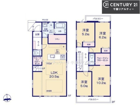 �Ԏ��} 4LDK�̂�Ƃ肠��Ԏ��́A�Ƒ����ꂼ��̋��ꏊ���m�ۂ��A
LDK�𒆐S�ɂ��������Œc���̎��Ԃ��L���ɁB
�S�����[�����ŏZ��Ԃ���������ۂĂ�݌v�ł��B