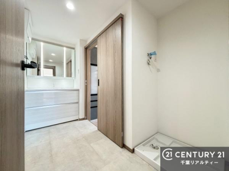 ���ʑ�E���ʏ� �܂�Ńz�e���̃p�E�_�[���[���̂悤�Ȑ��ʃX�y�[�X�B
�L���J�E���^�[�̓��C�N��w�A�Z�b�g�ɂ��g���₷���A���̏������X���[�Y�ł��B