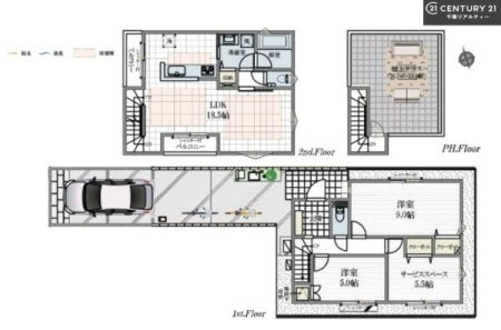 �Ԏ��} 2SLDK�̖��͓I�ȊԎ��ILDK�͂������Ƃ�����ԂŁA���Ƒ��Ƃ̒c��񎞊Ԃ��A����w�[���������̂ɂȂ�܂��ˁB�Ƒ��Ƃ̒����[�܂�A���R�ƏΊ炪�����܂��I