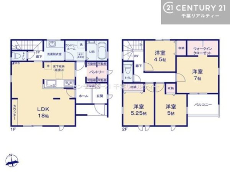 �Ԏ��} 4LDK�̊Ԏ��́A���Ƒ����ꂼ��̃v���C�x�[�g��Ԃ��m�ۂ��Ȃ���A���r���O�𒆐S�Ɏ��R�ƏW�܂��o�����X�̗ǂ��v�����ł��B