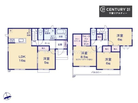 �Ԏ��} 4LDK�̂�Ƃ肠��Ԏ��́A�Ƒ����ꂼ��̋��ꏊ���m�ۂ��A
LDK�𒆐S�ɂ��������Œc���̎��Ԃ��L���ɁB
�S�����[�����ŏZ��Ԃ���������ۂĂ�݌v�ł��B