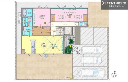 �Ԏ��} 2(3)LDK�̖��͓I�ȊԎ��ILDK�͂������Ƃ�����ԂŁA���Ƒ��Ƃ̒c��񎞊Ԃ��A����w�[���������̂ɂȂ�܂��ˁB�Ƒ��Ƃ̒����[�܂�A���R�ƏΊ炪�����܂��I