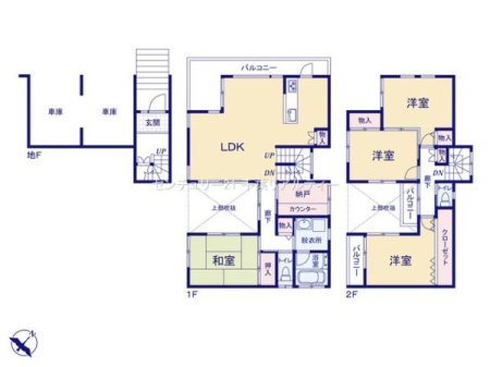 �Ԏ��} 4LDK�̖��͓I�ȊԎ��I�Ƒ��ƃR�~���j�P�[�V������������\���ł��I���Ƒ��Ƃ̒c��񎞊Ԃ��A����w�[���������̂ɂȂ�܂��ˁI���R�ƏΊ炪�����܂��I