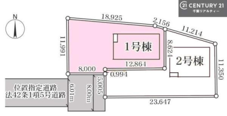 全体区画図 カースペース4台付きでセカンドカーをお持ちのご家庭でも安心。
物件探しのご条件・ご要望・ご質問など、何なりと弊社スタッフまでお申し付けください！
